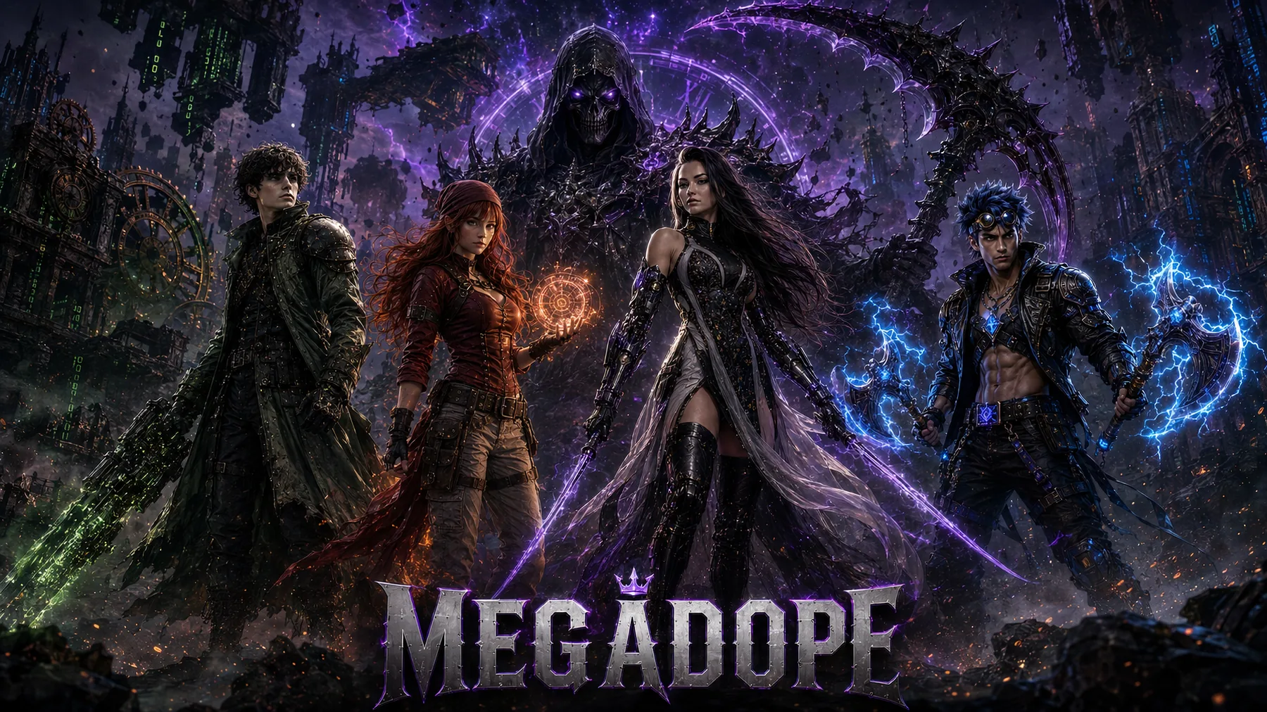 MegaDope 3D early concept artwork